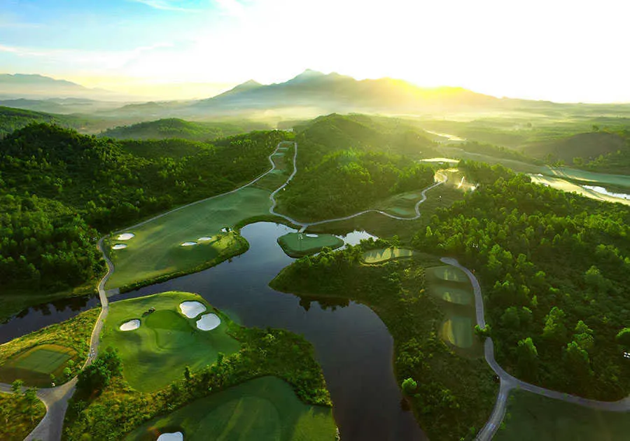 Ba Na Hills Golf Club from above