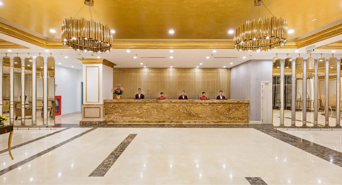 Hotel lobby and guest service