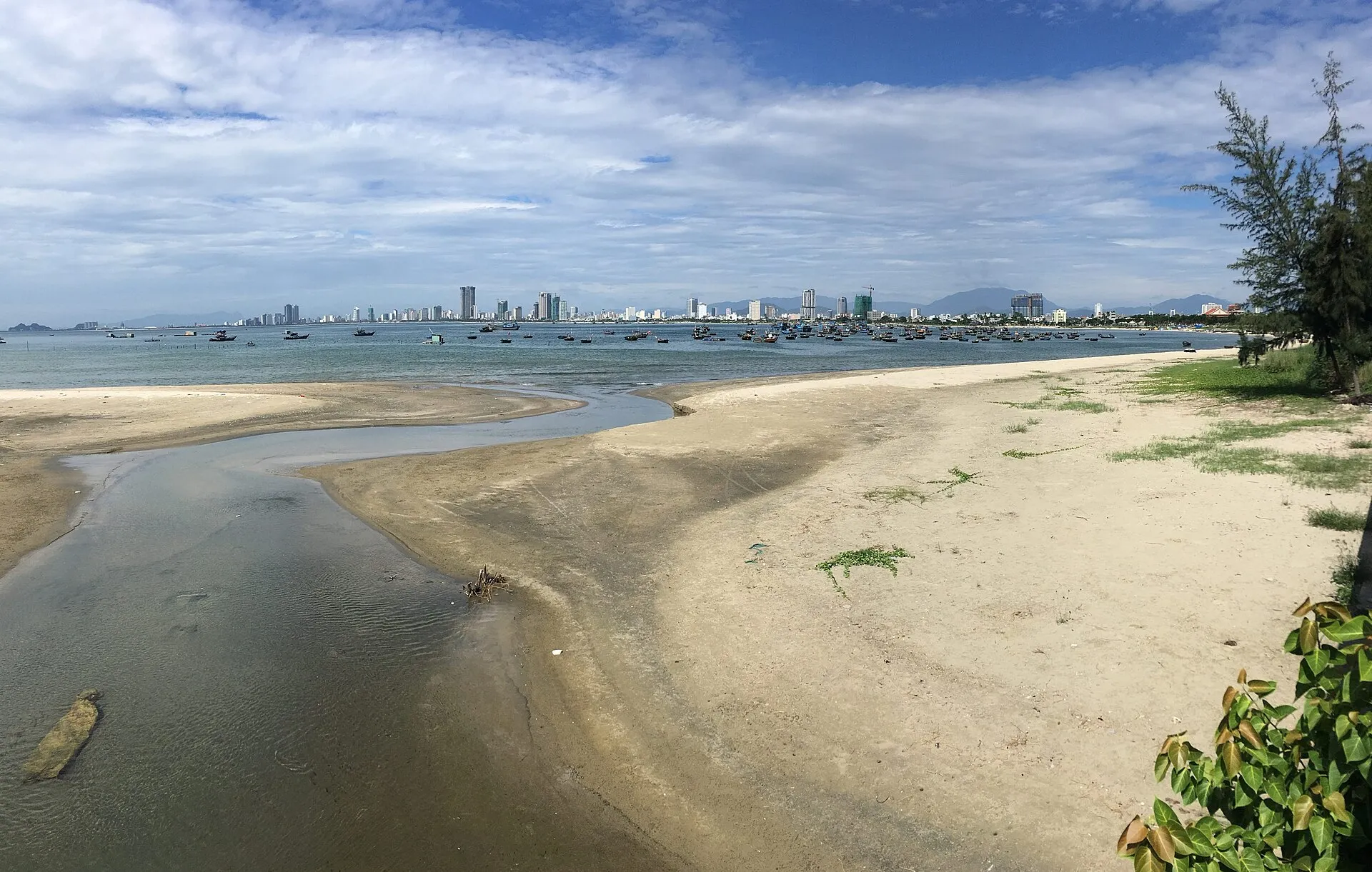 My Khe Beach and the bay